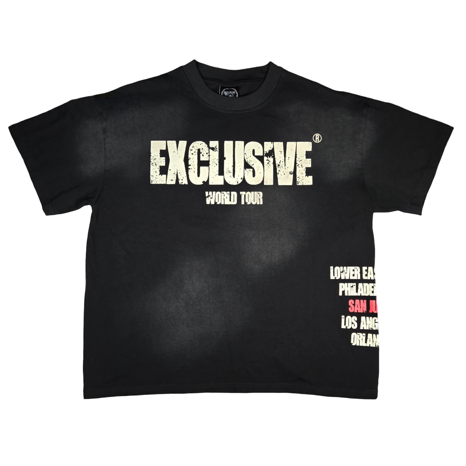 WORLD TOUR T-SHIRT (BLACK) – EXCLUSIVE WORLD WORLD TOUR T-SHIRT (BLACK) – EXCLUSIVE WORLD