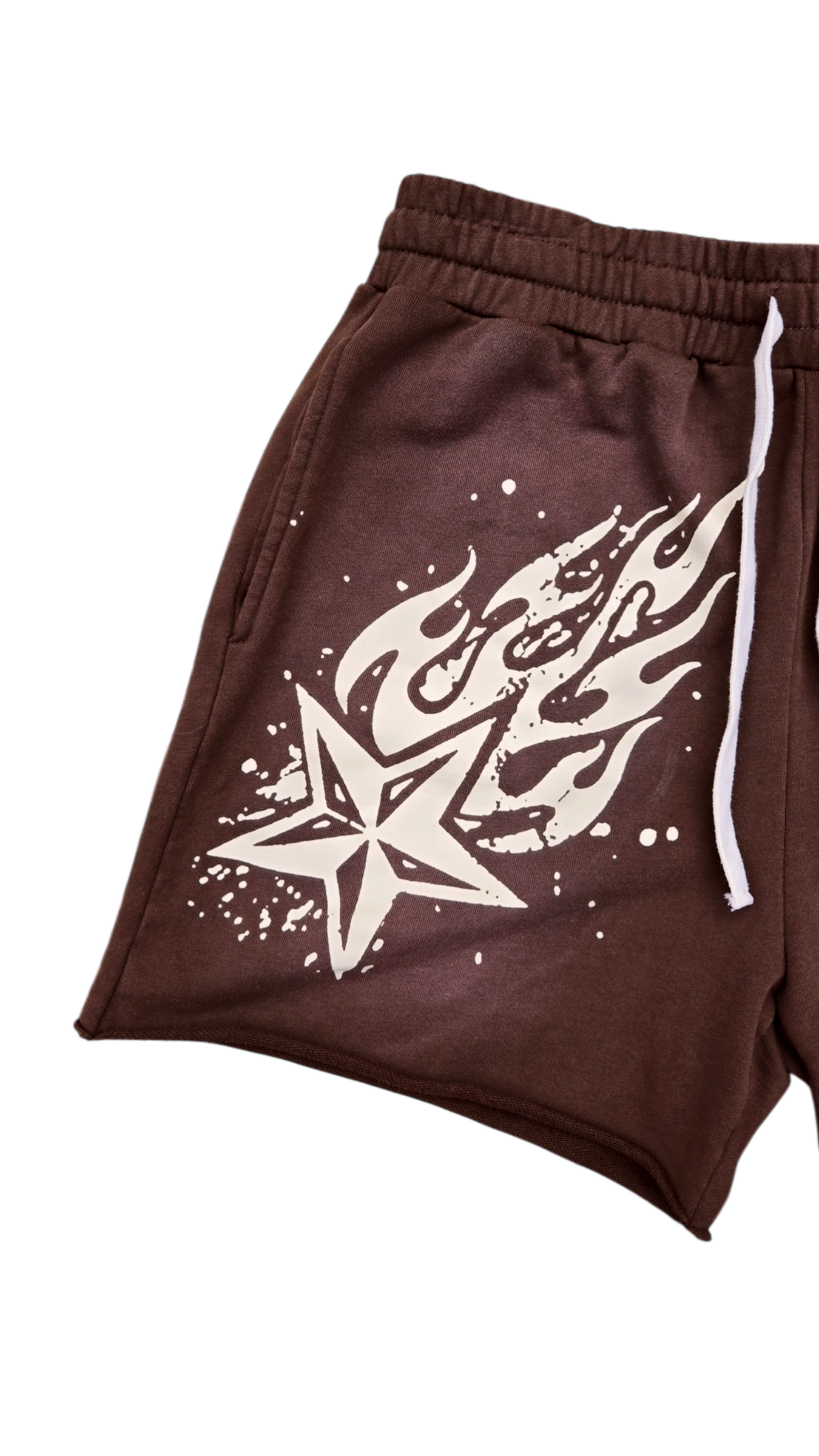 WARM UP SHORTS (BROWN)