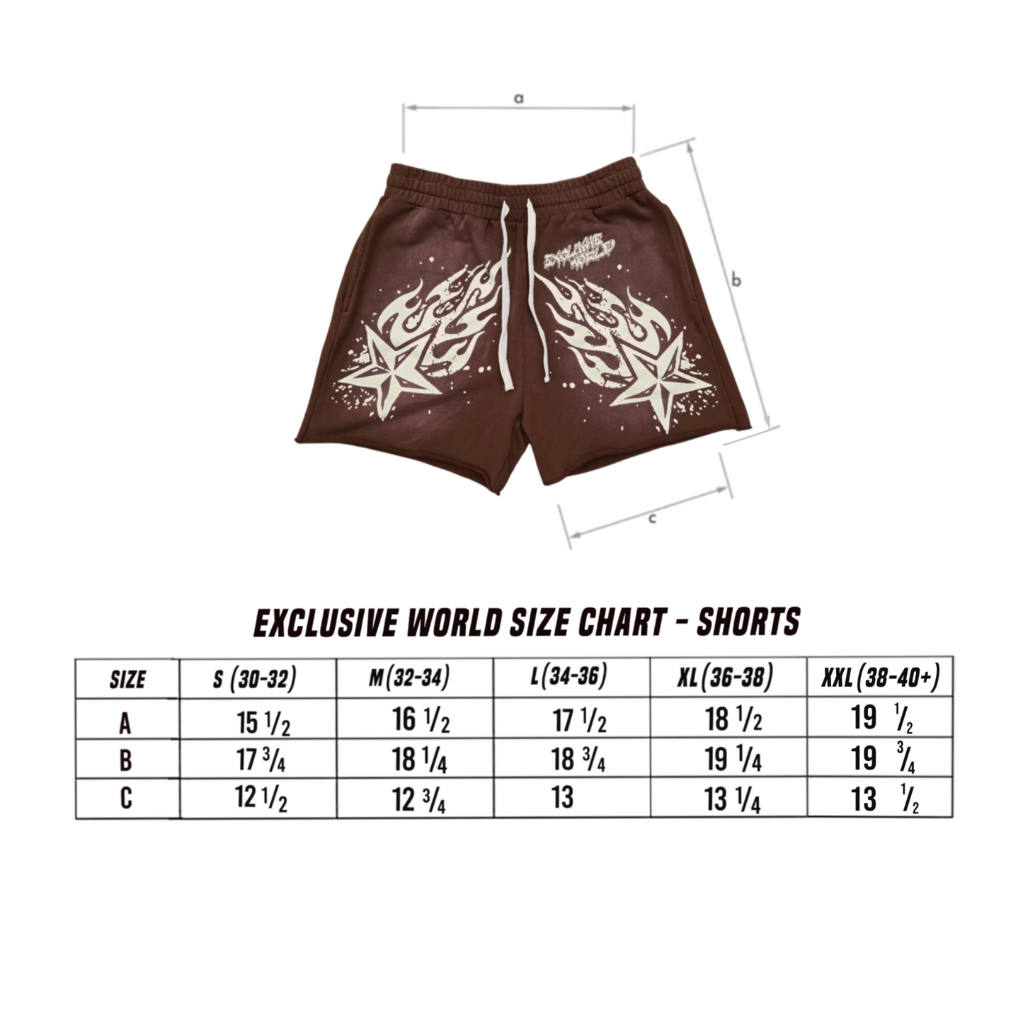 WARM UP SHORTS (BROWN)