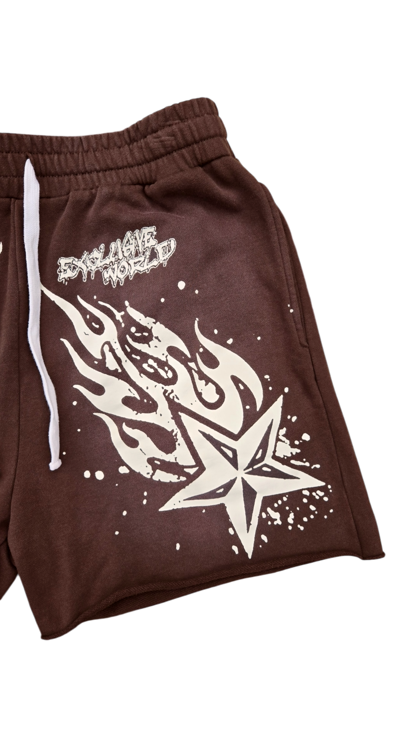 WARM UP SHORTS (BROWN)