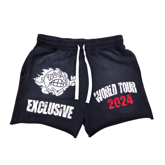 WORLD TOUR SHORTS (BLACK)