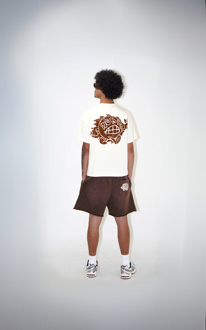 CLASSIC LOGO  T-SHIRT (BROWN)