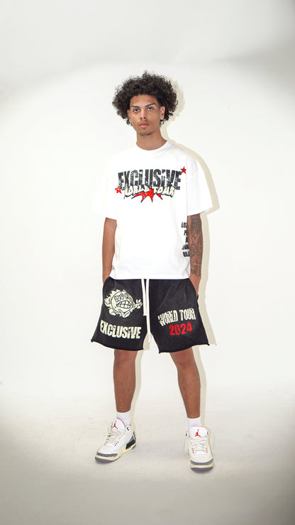 WORLD TOUR SHORTS (BLACK)