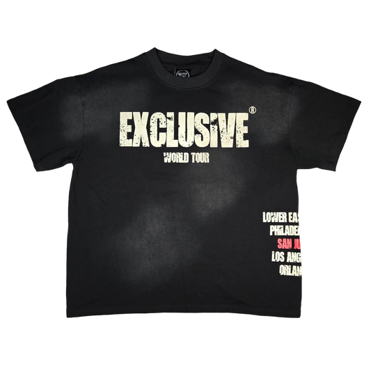 WORLD TOUR                                                      T-SHIRT (BLACK)