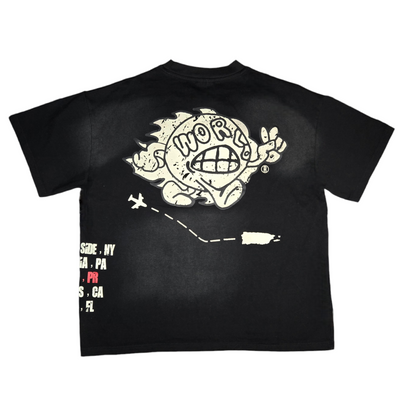 WORLD TOUR                                                      T-SHIRT (BLACK)