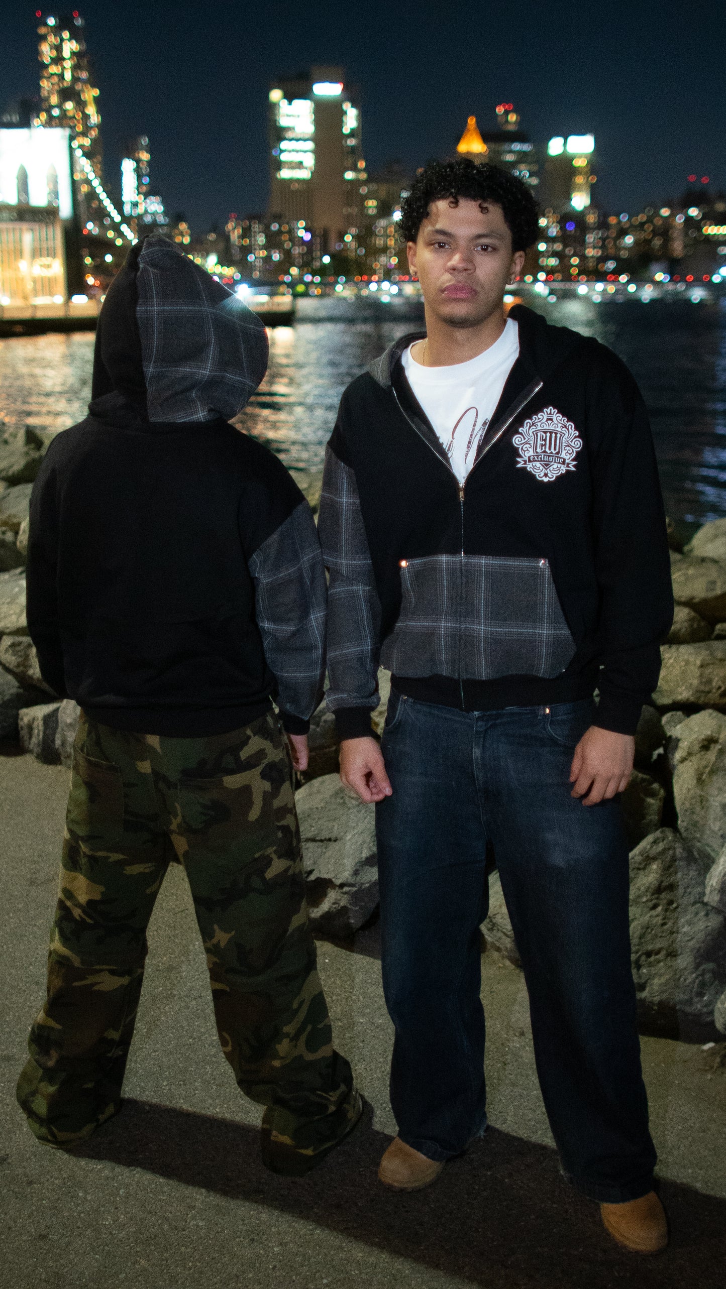 Midnight Flannel zip