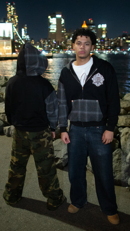 Midnight Flannel zip